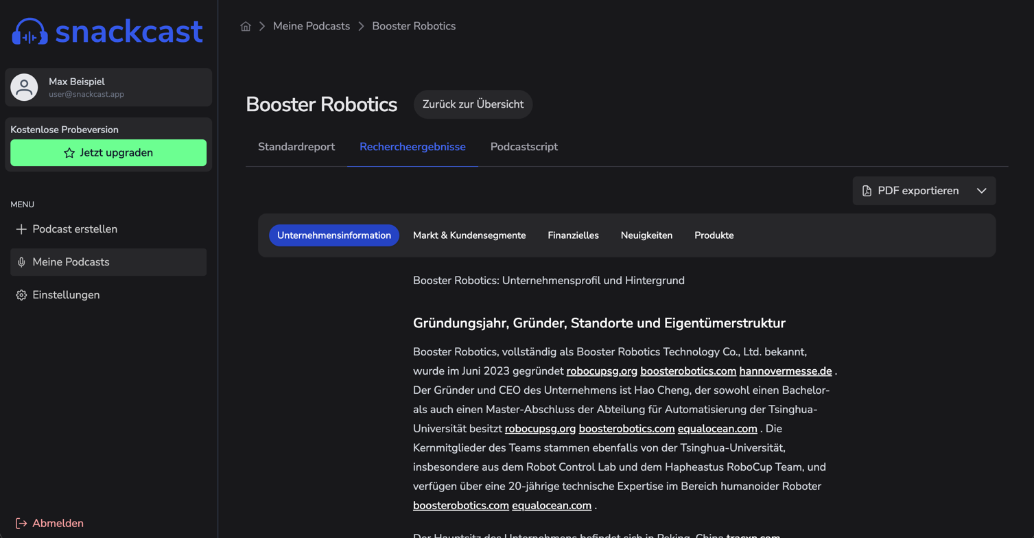 Podcast-Skript und Bericht anzeigen